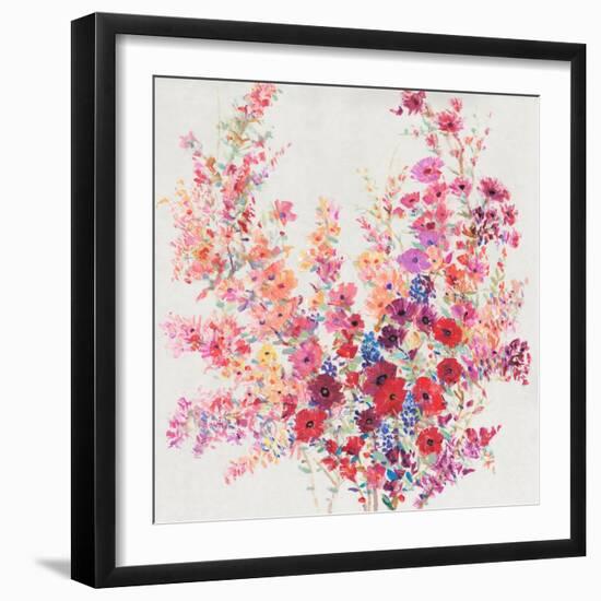 Flowers on a Vine II-Tim OToole-Framed Art Print