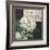 Flowers on B&W II-Abby White-Framed Art Print