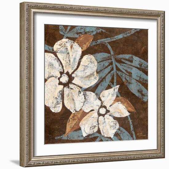 Flowers on Chocolate I-Maria Donovan-Framed Art Print