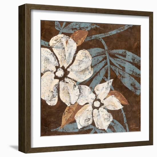 Flowers on Chocolate I-Maria Donovan-Framed Art Print