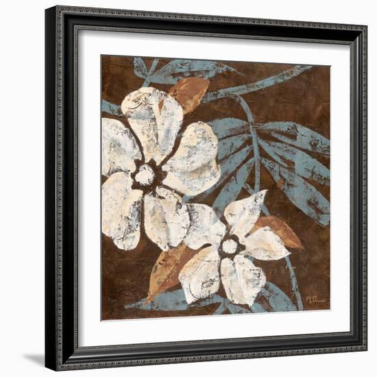 Flowers on Chocolate I-Maria Donovan-Framed Art Print