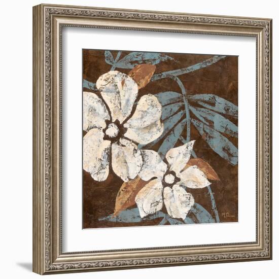 Flowers on Chocolate I-Maria Donovan-Framed Art Print