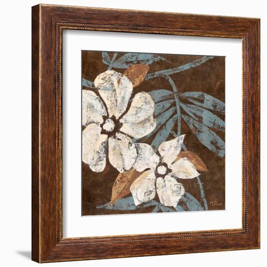 Flowers on Chocolate I-Maria Donovan-Framed Art Print