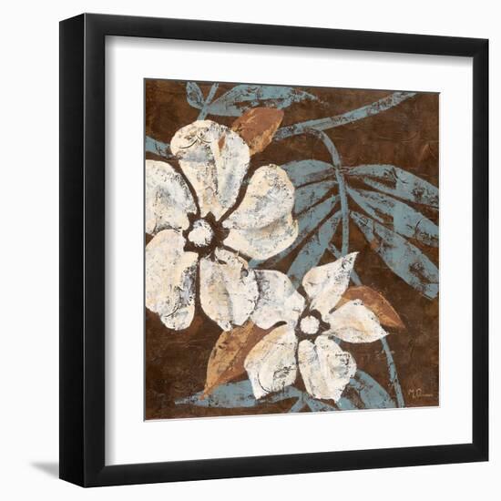 Flowers on Chocolate I-Maria Donovan-Framed Art Print