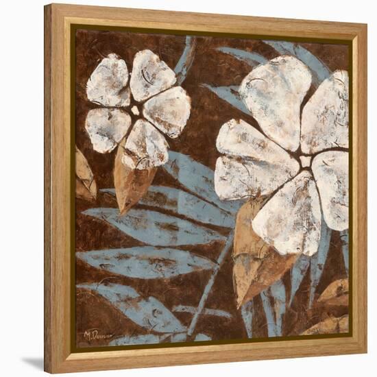 Flowers on Chocolate II-Maria Donovan-Framed Stretched Canvas