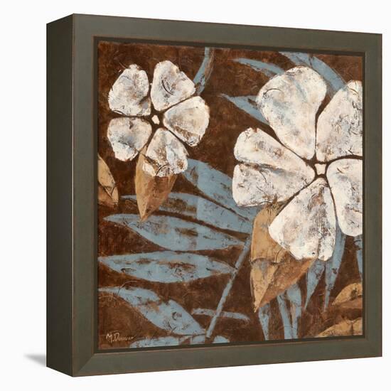 Flowers on Chocolate II-Maria Donovan-Framed Stretched Canvas