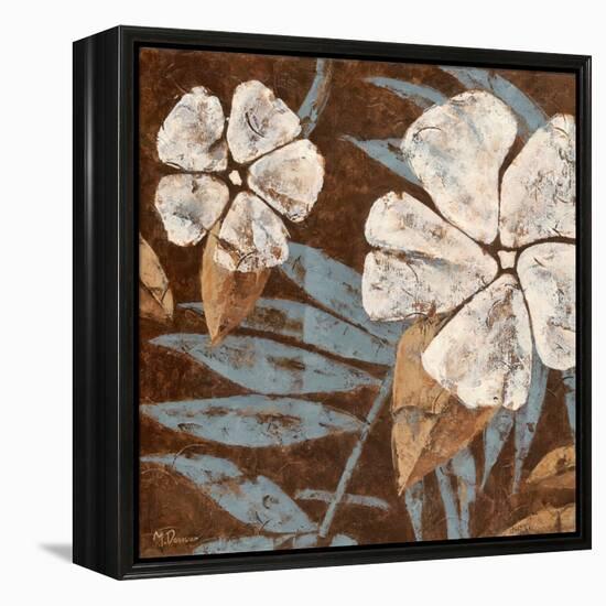 Flowers on Chocolate II-Maria Donovan-Framed Stretched Canvas