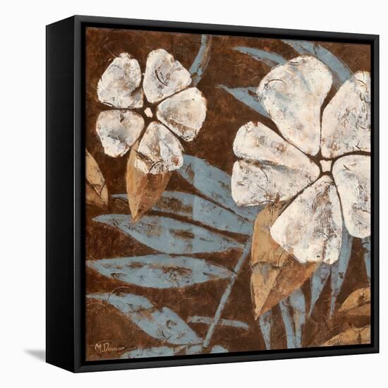 Flowers on Chocolate II-Maria Donovan-Framed Stretched Canvas