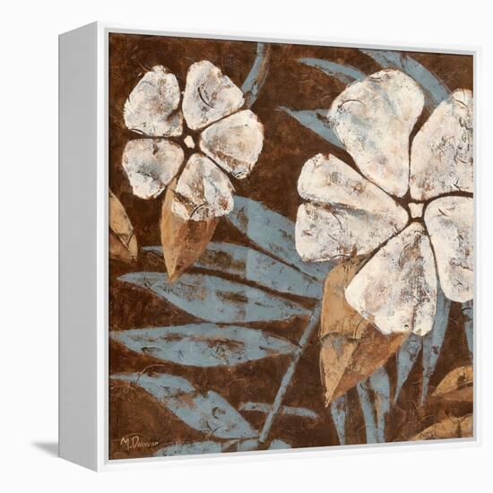 Flowers on Chocolate II-Maria Donovan-Framed Stretched Canvas