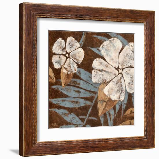 Flowers on Chocolate II-Maria Donovan-Framed Art Print