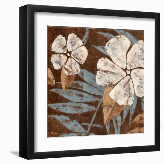 Flowers on Chocolate II-Maria Donovan-Framed Art Print