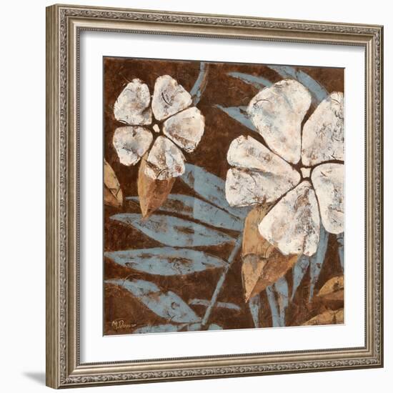 Flowers on Chocolate II-Maria Donovan-Framed Art Print