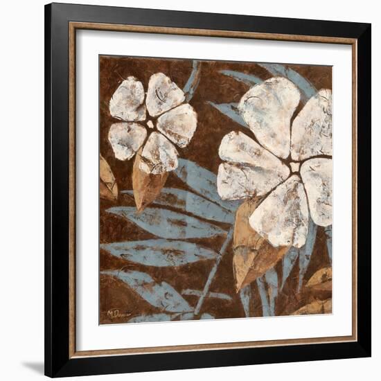 Flowers on Chocolate II-Maria Donovan-Framed Art Print