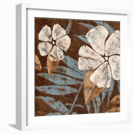 Flowers on Chocolate II-Maria Donovan-Framed Art Print