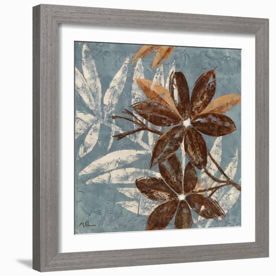 Flowers on Denim II-Maria Donovan-Framed Art Print