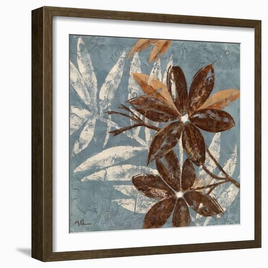 Flowers on Denim II-Maria Donovan-Framed Art Print