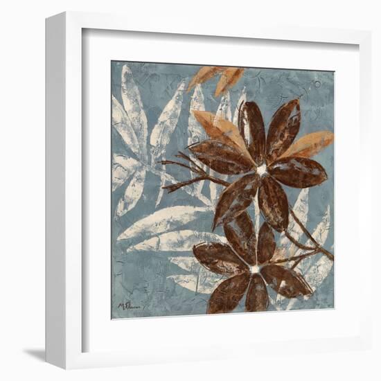 Flowers on Denim II-Maria Donovan-Framed Art Print