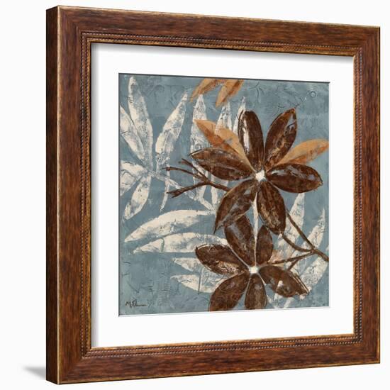 Flowers on Denim IV-Maria Donovan-Framed Art Print