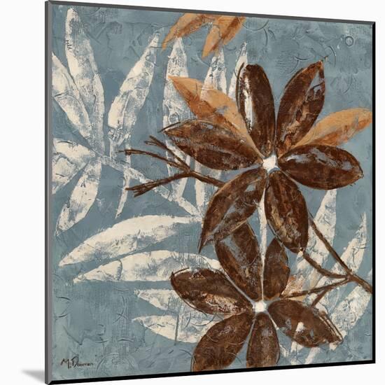 Flowers on Denim IV-Maria Donovan-Mounted Art Print