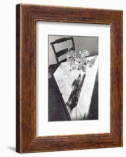 Flowers on Table-Lilo Raymond-Framed Art Print