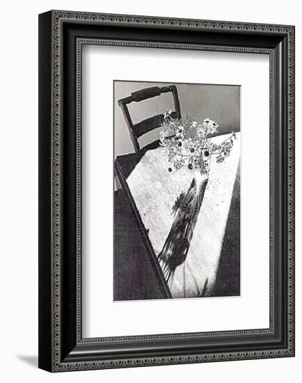 Flowers on Table-Lilo Raymond-Framed Art Print