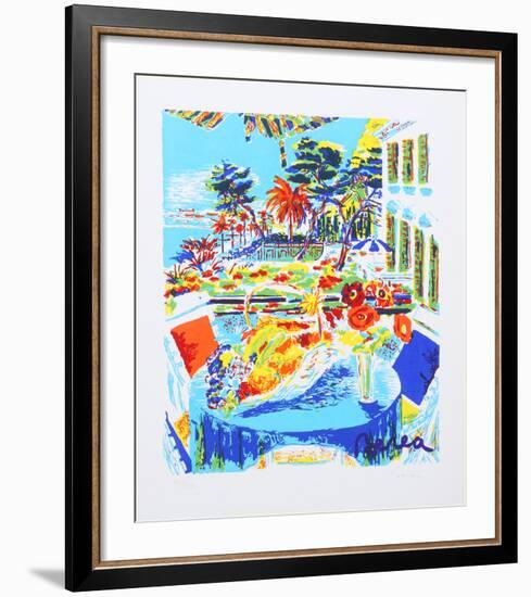 Flowers on the Veranda-Dimitrie Berea-Framed Limited Edition