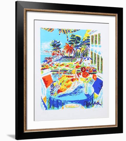 Flowers on the Veranda-Dimitrie Berea-Framed Limited Edition