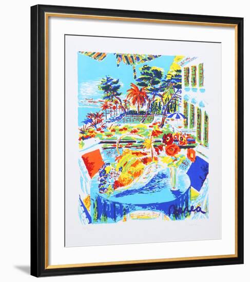 Flowers on the Veranda-Dimitrie Berea-Framed Limited Edition