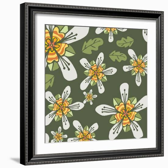 Flowers, Ortiga De Caballo Color-Belen Mena-Framed Giclee Print