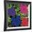 Flowers (Purple, Blue, Pink, Red)-Andy Warhol-Framed Giclee Print