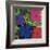 Flowers (Purple, Blue, Pink, Red)-Andy Warhol-Framed Giclee Print