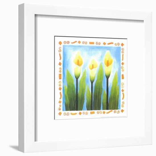 Flowers Reaching For The Sky III-Urpina-Framed Art Print
