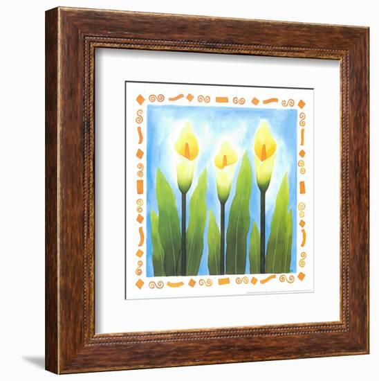 Flowers Reaching For The Sky III-Urpina-Framed Art Print