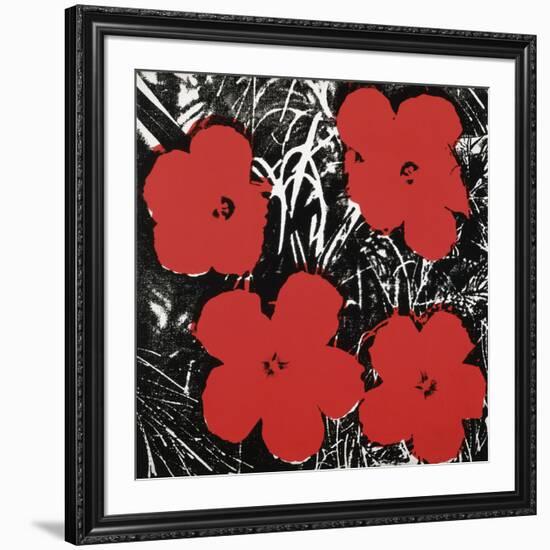 Flowers (Red), 1964-Andy Warhol-Framed Art Print