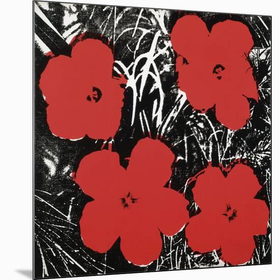 Flowers (Red), 1964-Andy Warhol-Mounted Art Print