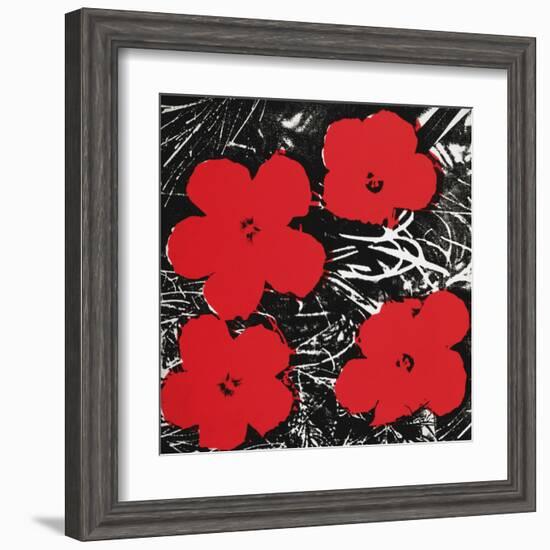 Flowers (Red), c.1964-Andy Warhol-Framed Art Print