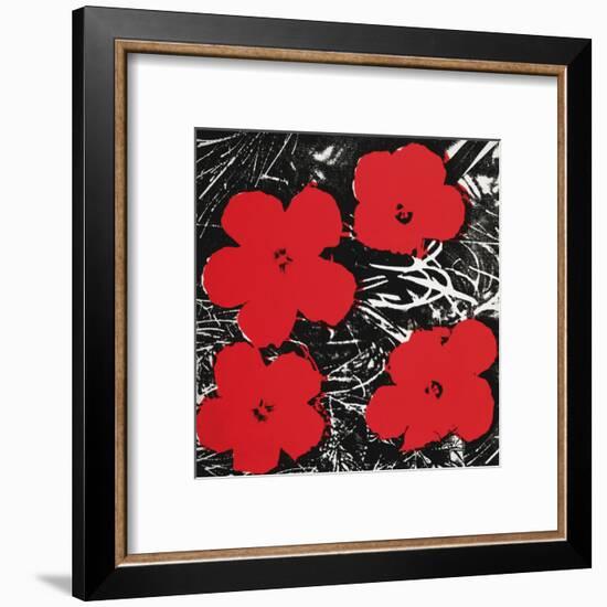 Flowers (Red), c.1964-Andy Warhol-Framed Art Print