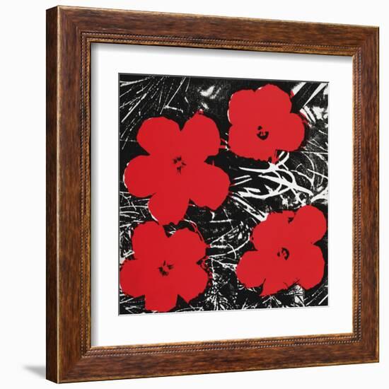 Flowers (Red), c.1964-Andy Warhol-Framed Art Print