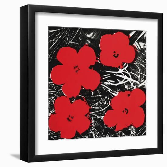 Flowers (Red), c.1964-Andy Warhol-Framed Art Print