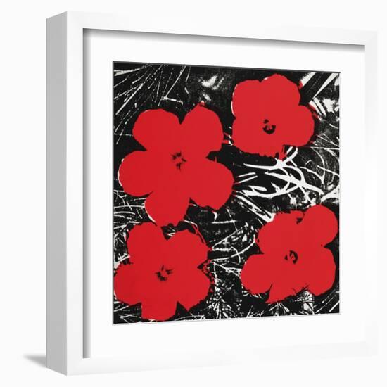 Flowers (Red), c.1964-Andy Warhol-Framed Art Print