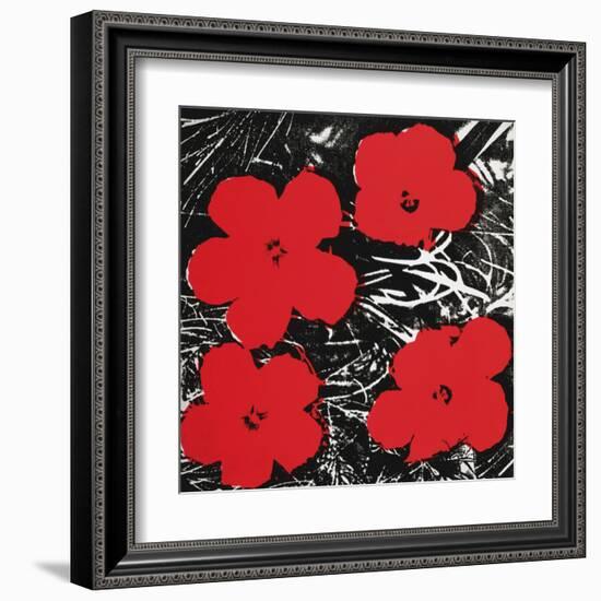 Flowers (Red), c.1964-Andy Warhol-Framed Art Print