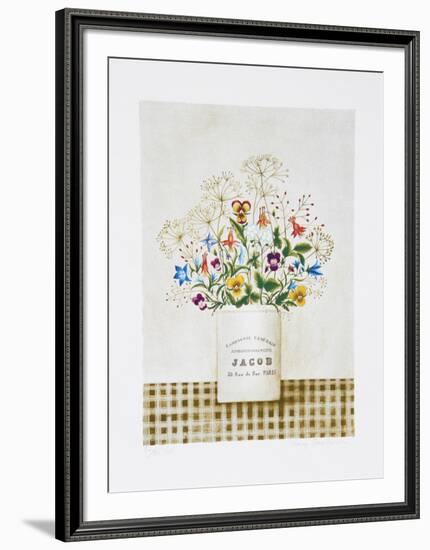 Flowers Rue Jacob-Mary Faulconer-Framed Limited Edition