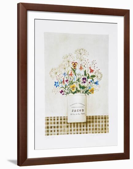 Flowers Rue Jacob-Mary Faulconer-Framed Limited Edition