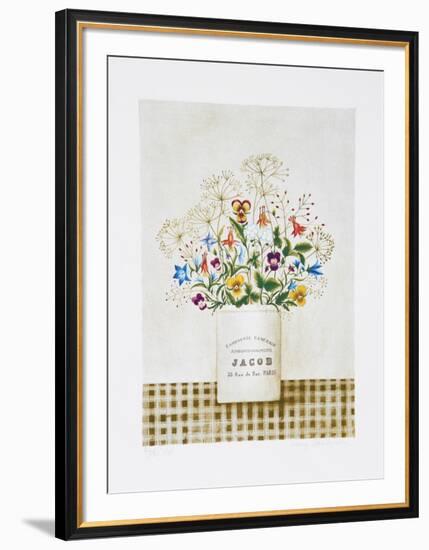 Flowers Rue Jacob-Mary Faulconer-Framed Limited Edition