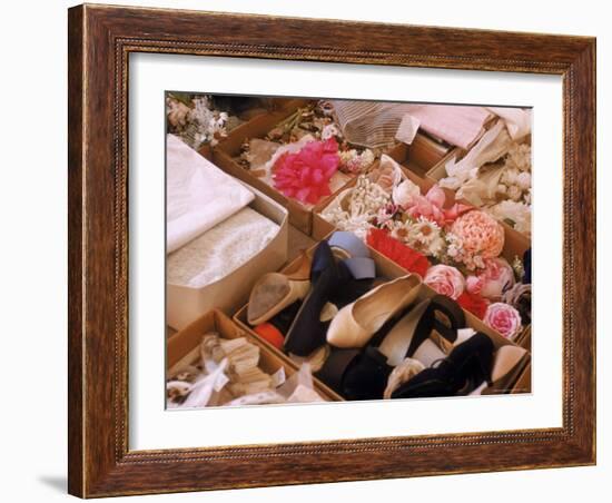 Flowers, Shoes and Other Accessories at Dior's Studio-Loomis Dean-Framed Photographic Print