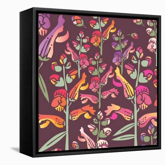 Flowers, Snapdragon Color-Belen Mena-Framed Premier Image Canvas