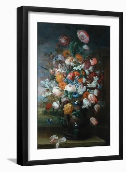 Flowers, Studies with Irises, 1682-Jan van Huysum-Framed Giclee Print