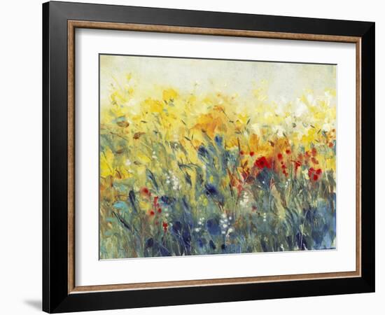 Flowers Sway I-Tim O'toole-Framed Art Print