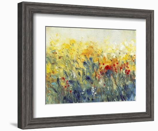 Flowers Sway I-Tim O'toole-Framed Art Print