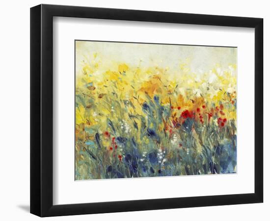 Flowers Sway I-Tim O'toole-Framed Art Print